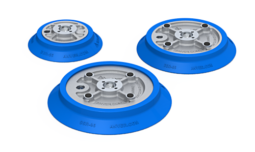 VP SERIES FLAT VACUUM CUPS WITH SLIP-ON SEALS