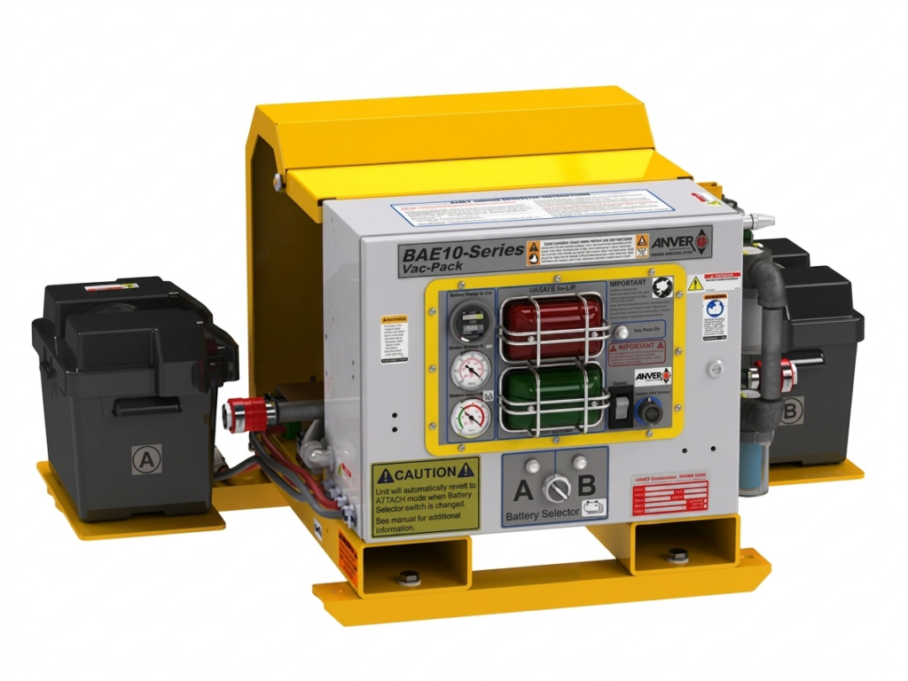 BAE10 SERIES BATTERY POWERED VAC-PACK VACUUM STATIONS
