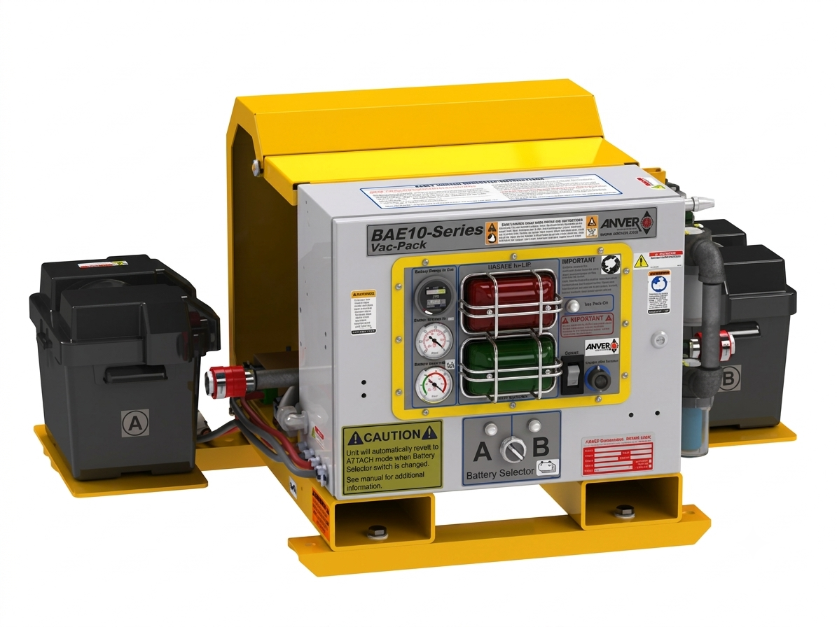 BAE10 SERIES BATTERY POWERED VAC-PACK VACUUM STATIONS