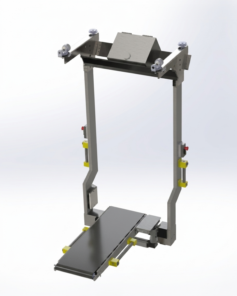 e-CUS Container Unloading System | Lifts All Baggage Handling