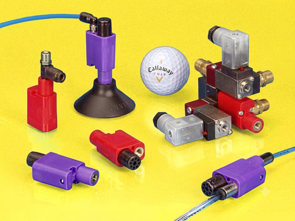 JV SERIES MINI COMPRESSED AIR VENTURI VACUUM GENERATORS