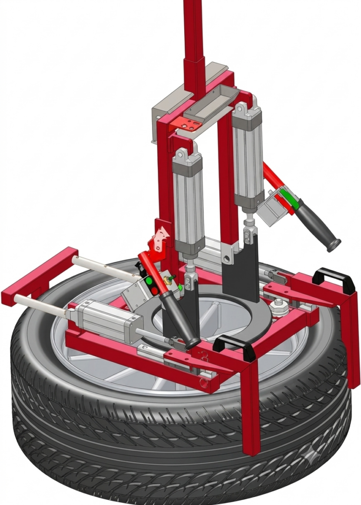 Wheel Gripper | Lifts All Mechanical Tire Lifter 62 kg