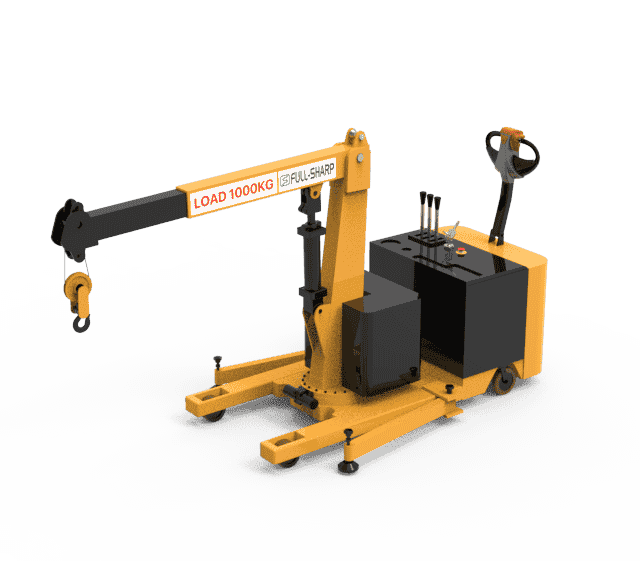 ELECTRIC MOBILE MINI CRANE - CABLE WINCH