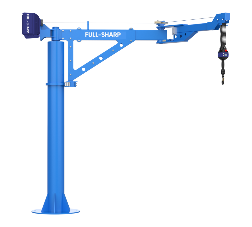 REAR-MOUNTED INTELLIGENT FOLDING JIB CRANE