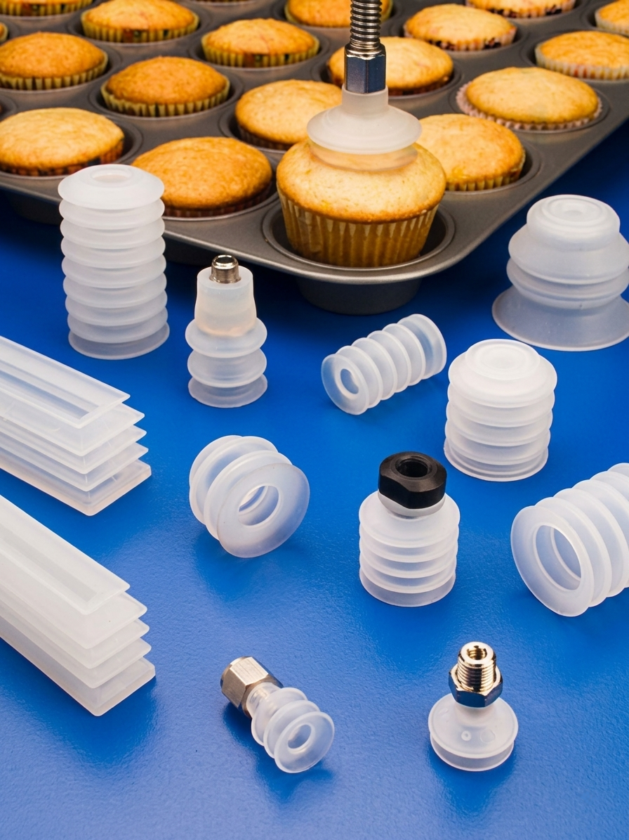 FOOD GRADE SILICONE SUCTION CUPS FOR BAKING & FOOD HANDLING