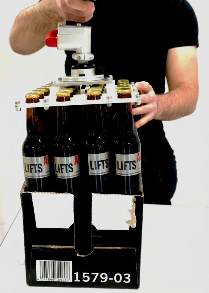 Basic Bottle Gripper | Lifts All — 24 Bottles in One Lift