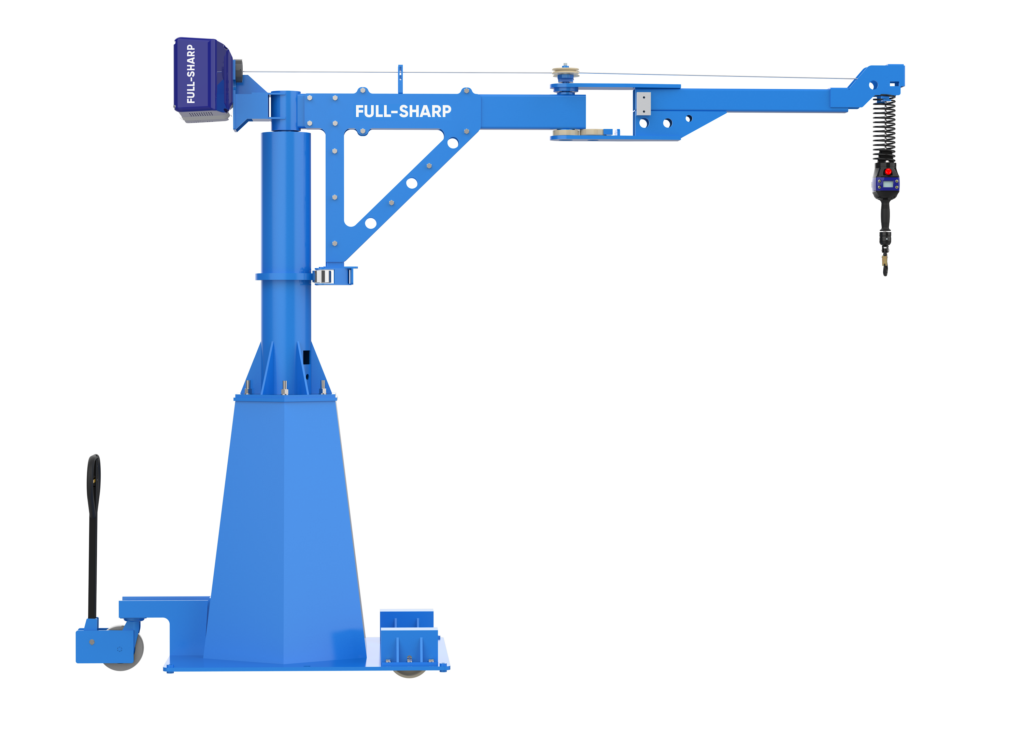 MOBILE INTELLIGENT FOLDING JIB CRANE