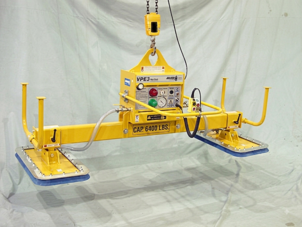 LARGE RECTANGULAR VACUUM PADS FOR EXTRA-HEAVY LOADS