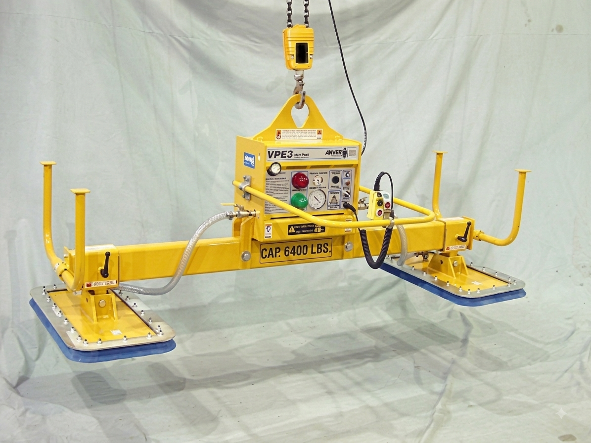 LARGE RECTANGULAR VACUUM PADS FOR EXTRA-HEAVY LOADS