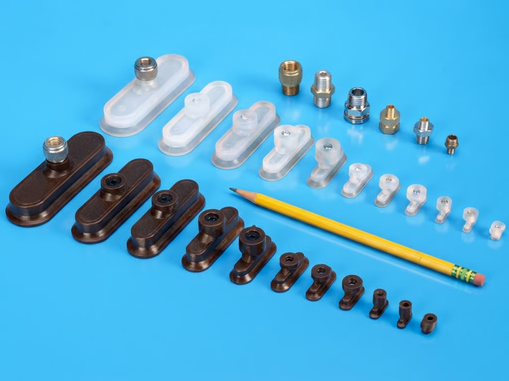 SMALL OVAL SUCTION CUPS & NON-ROTATING STEMS