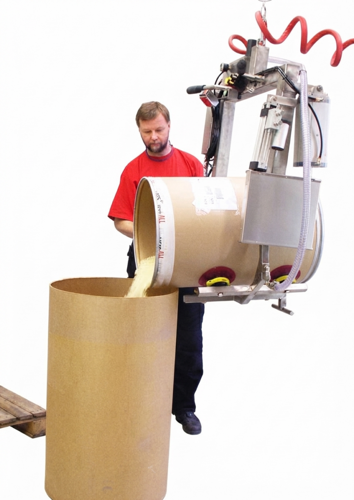 F&B Drum Gripper | Lifts All Food Drum Vacuum Lifter up to 100 kg